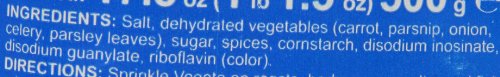 Vegeta, Gourmet Seasoning, No Msg, 17.6Oz 500G Bag