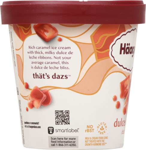 Haagen-Dazs, Dulce De Leche Ice Cream, 14 oz (Frozen)