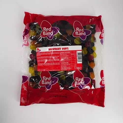 Red Band Liquorice Fruit Duos 1 Kg - Dutch Quality