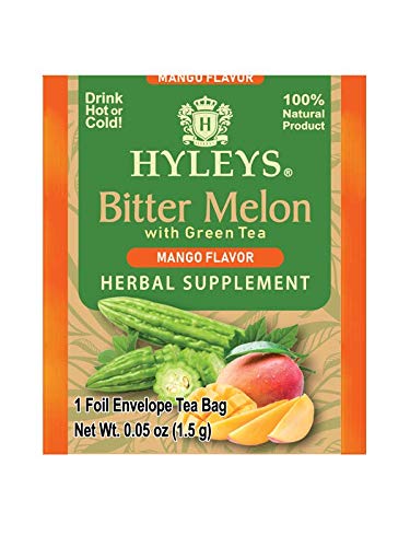 HYLEYS Guava Leaf Tea with Green Tea - 25 Tea Bags, 25 Count (Pack of 1), Model 84254