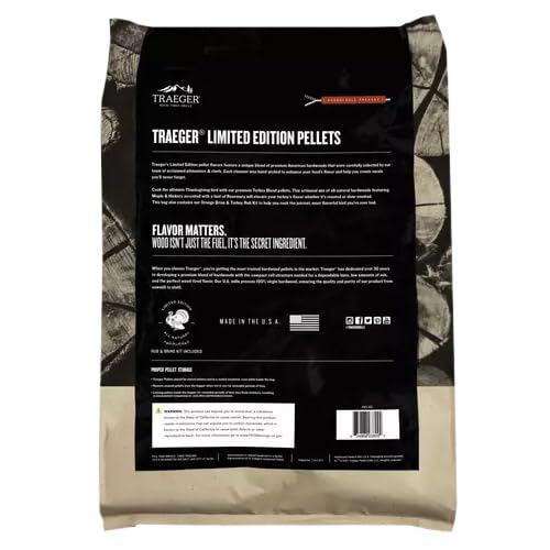 Traeger Pellets Turkey/Brine Kit 18Lb Pel351