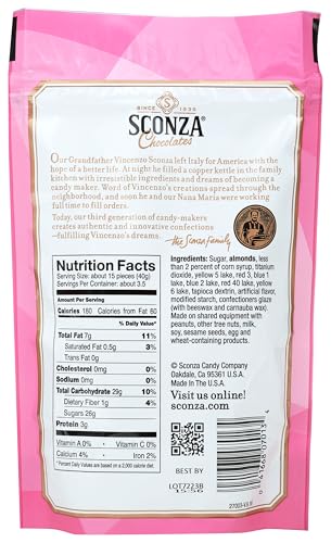Sconza Jordan Almonds Spring Mix | Vibrant Color Candy Coated California Almonds | Wedding And Shower Candy | Made In The Usa |