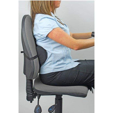 Fellowes 9190701 Lumbar Back Support, 12W X 3125D X 5187H, Black