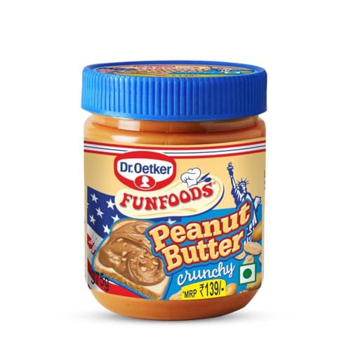 Dr. Oetker Funfoods Peanut Butter Crunchy 375G, Crunchy