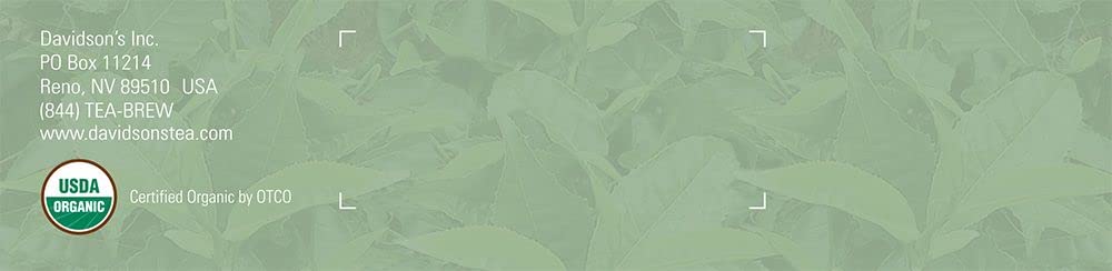 Davidson'S Organics, Guayusa Energy, 100-Count Unwrapped Tea Bags