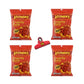 Vitner's Sizzlin' Hot Cheese Crunchy Curls - 4 Pack (3 oz each) - Chicago Original Snack Treats
