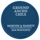 Morton & Bassett Ground Ancho Chile Powder - Smoky Seasoning, Salt-Free, Non-GMO, 2.3oz