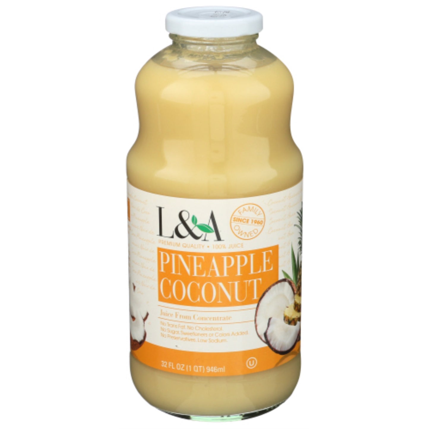 L & A Juice Juice Pineapple Ccnut (Pack Of 6)