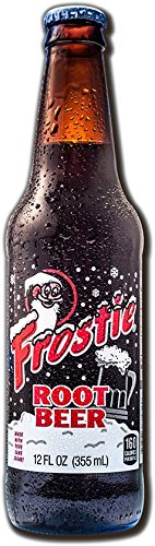 Frostie Root Beer Soda - 12 Fl Oz (Pack of 24 Glass Bottles) - Classic Flavor