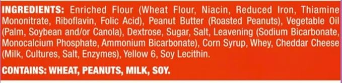 Peanut Butter Sandwich Crackers, (40 Count) Bulk Box