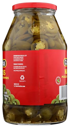 La Costea Nacho Sliced Pickled Jalapeos, 64 Oz Jar