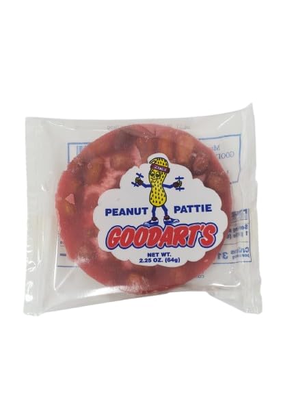 Goodart'S Peanut Pattie - 6 Pack (Crunchy Peanut Brittle Candy)