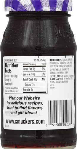Smucker'S Concord Grape Jelly, 12 Oz (340 G)