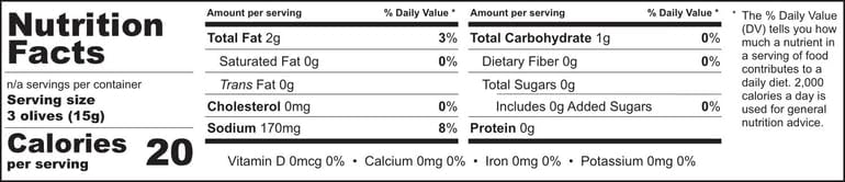 Divina Organic Pitted Green Olives, 4.9 OZ