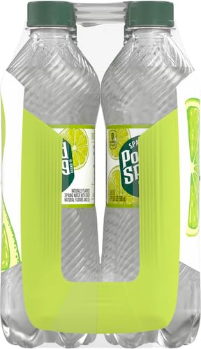 Poland Spring Sparkling Water, Zesty Lime, 16.9 oz. Bottles (8 Pack)