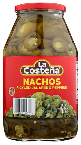 La Costea Nacho Sliced Pickled Jalapeos, 64 Oz Jar
