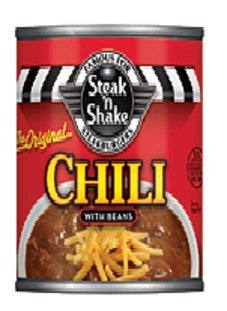 Steak 'n Shake Chili with Beans 15 Oz Can (Pack of 4)