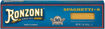 Ronzoni Pasta, Spaghetti, 16 Ounce (Pack of 20)