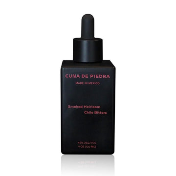 Cuna de Piedra Smoked Heirloom Chile Bitters | 120ml Bottle with Dropper | Ideal for Seltzer, Baking, and Cocktails