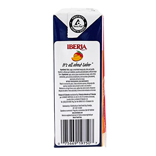 Iberia Mango Nectar, 6.8 fl oz (Pack of 24)