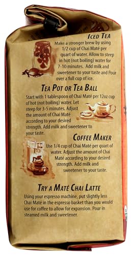 Mate Factor Yerba Organic Chai Loose, 12 Ounce