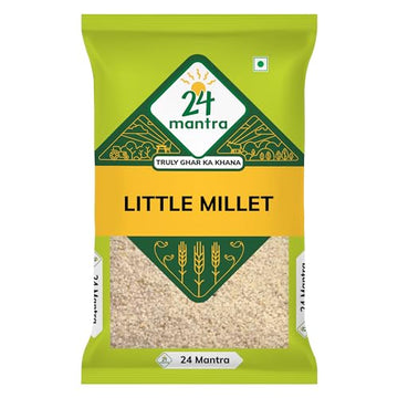 24 Mantra Little Millet - 500Gms | Pack Of 1 | 100% Organic | Chemical Free & Pesticides Free | Gluten-Free