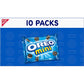 OREO Mini Chocolate Sandwich Cookies, 10 Snack Packs