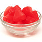 Queen City Candy Cave Red Chewy Cinnamon Hearts Gummy Candy - Jelly Cinnamon Hearts For Baking And Decorating (8 Oz)