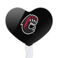 GRAPHICS & MORE Cupcake Picks Set of 6, Acrylic, Central Washington University, One Size, Heart Design