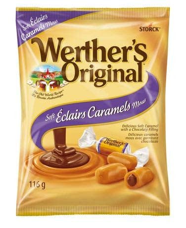 Werther'S Original Soft Eclairs Caramel Candies, 116G/4.1Oz, (Imported From Canada)