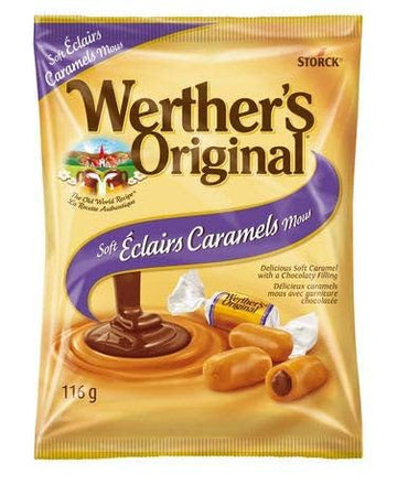 Werther'S Original Soft Eclairs Caramel Candies, 116G/4.1Oz, (Imported From Canada)