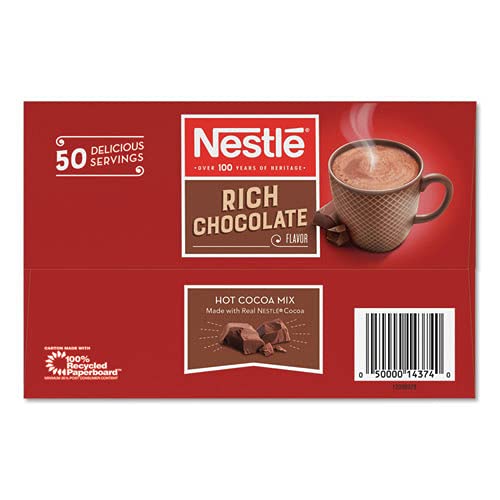 Nestle Rich Hot Cocoa Beverage Mix, 0.71 Ounce -- 300 Per Case.