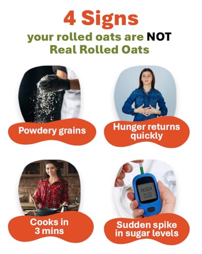 True Elements Rolled Oats 1.2 Kg - Diet Food | 100% Wholegrain Oats | Oats For Weight Management | High Fibre Breakfast | Rich I