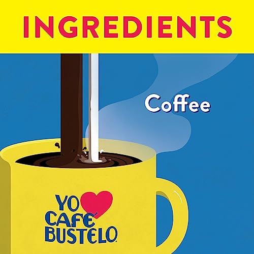 Café Bustelo Espresso Dark Roast Ground Coffee Brick, 10 Ounce (Pack Of 12)