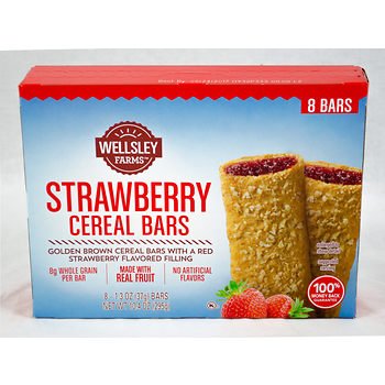 Wellsley Farms Fruit & Grain Cereal Bars Variety Pack, 48 ct. AS
