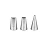 Pme Jem Nozzles Set Of 3 - Basket Weave Collection, Standard, Silver