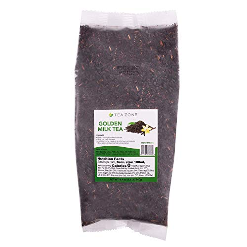 Tea Zone 8.5 Oz Golden Milk Tea, 25 Count