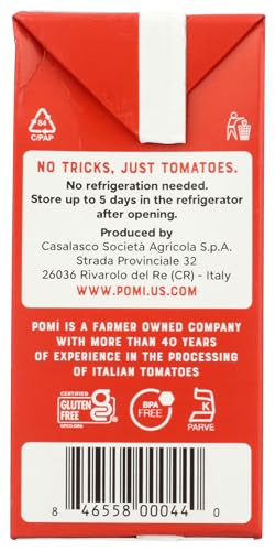 Pomi Tomatoes - Tomatoes Chopped - Case of 12 - 26.46 OZ(D0102HX2QUW.)