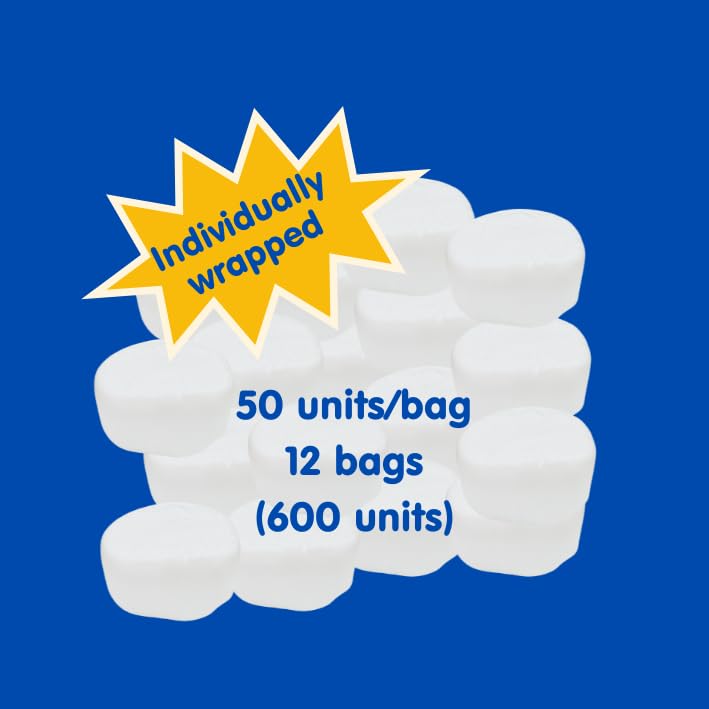 Cloudbites | Toasters | Individually Wrapped Marshmallows | 50 Units/Bag | Great For S'Mores Or Snacks (Case X 12 Bags | 600 Uni