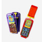 Kidsmania Flip Phone Pop Gift, Fun Phone Shaped Lollipops, Pack Of 3 (Colors May Vary) By Lyzas Sweets &