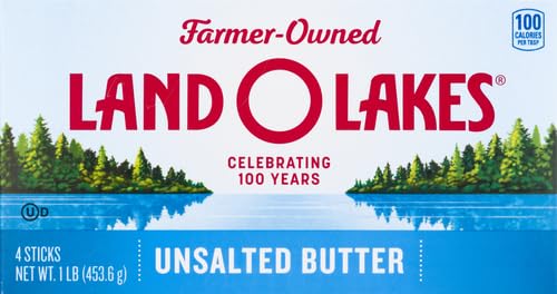 Land O Lakes Unsalted Butter, 1 lb in 4 Sticks