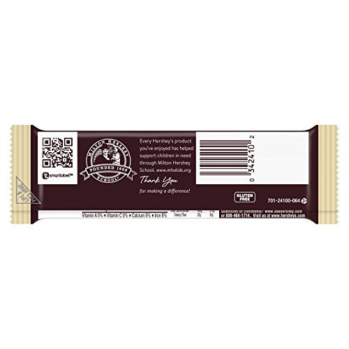 Hersheys Chocolate Candy Bar With Almonds, 1.45 Ounce
