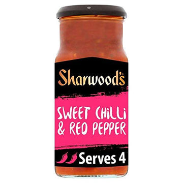 Sharwoods Stir Fry Sweet Chilli & Red Pepper Cooking Sauce - 425g (0.93 lbs)