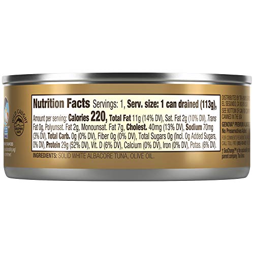 Genova - Albcr Tuna In Olv Oil Nsa - Case Of 12-5 Oz