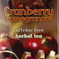 Stash Cranberry Pomegranate Tea - Herbal Tea Bags, 18 Count, Pack of 1