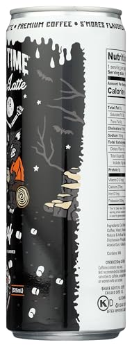 Bones Coffee Company Smorey Time Cold Brew Latte Smores & Graham  Ers Flavored Coffee | Ready To Drink 100% Coffee Can Smooth Sweet Blend Cans 11 Fl Oz (4 Pack)