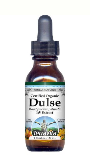 Organic Dulse Seaweed - Glycerite Liquid Extract (1:5) - Vanilla Flavored (1 fl oz, ZIN: 428230)