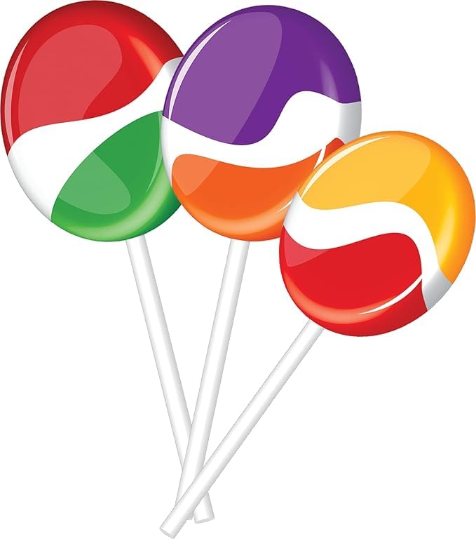 Tiger Pop Lollipops Assorted Mix Fruit Flavors-1.5 Lbs Flat And Round Lollipops, Individually Wrapped For Freshness And Convenie