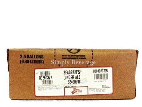 Seagrams Ginger Ale (2.5 Gallon) Bag in Box Soda Syrup