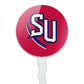 Graphics & More Shenandoah University Secondary Logo Cupcake Picks Toppers Decoration Set Of 6